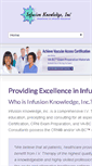 Mobile Screenshot of infusionknowledge.com